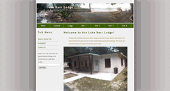 Desktop Screenshot of lakekerrlodge.net